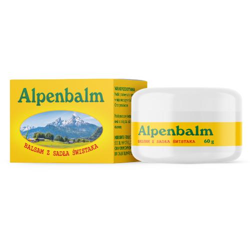 Miniaturka artykułu - Alpenbalm Balsam z sadła świstaka  o działaniu rozgrzewającym 60g