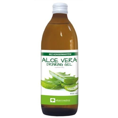 Miniaturka artykułu - Alter Medica Sok Aloe Vera gel aloes z kawałkami miąższu, 500 ml