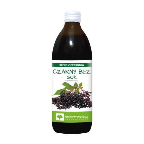 Miniaturka artykułu - Alter Medica Sok Czarny bez, 500 ml ETYKIETA USZKODZONA