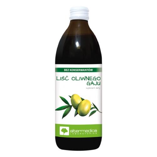 Miniaturka artykułu - Alter Medica Sok Liść Oliwnego Gaju, 500 ml