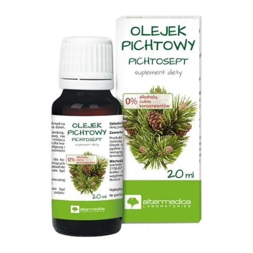 Miniaturka artykułu - Alter Medica Olejek pichtowy Pichtosept, 20 ml