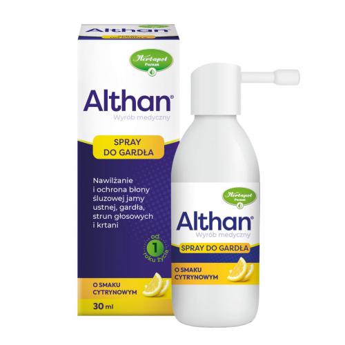 Miniaturka artykułu - ALTHAN Spray do gardła, 30ml