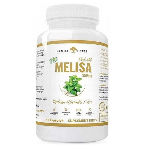 Miniaturka artykułu - ALTO PHARMA Ekstrakt z liści melisy 350 mg, 90 kaps.