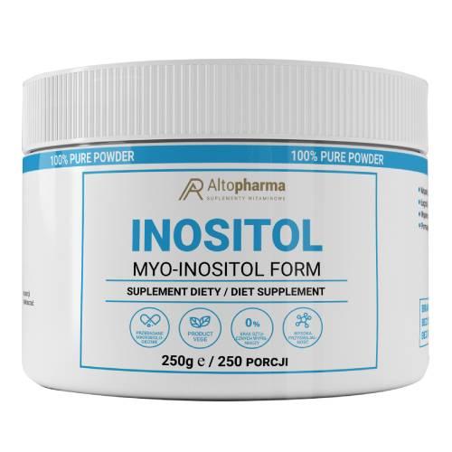 Miniaturka artykułu - ALTO PHARMA Inositol Form z Witaminą B8 1000g proszek, 250 g
