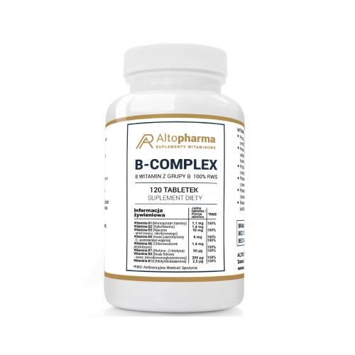 Miniaturka artykułu - ALTOPHARMA Witamina B-Complex, 120 tabletek
