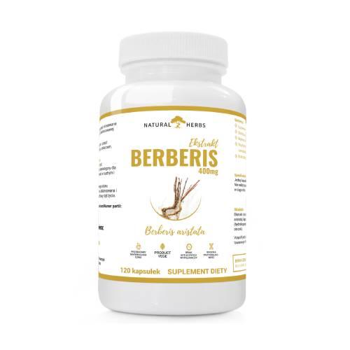 Miniaturka artykułu - ALTOPHARMA Natural Herbs Berberis Extract 400mg, 120 kapsułek