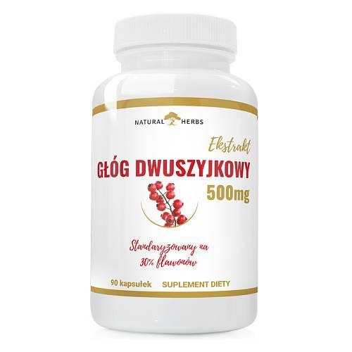 Miniaturka artykułu - ALTOPHARMA Gł&oacute;g Dwuszyjkowy 500 mg, 90 kaps.