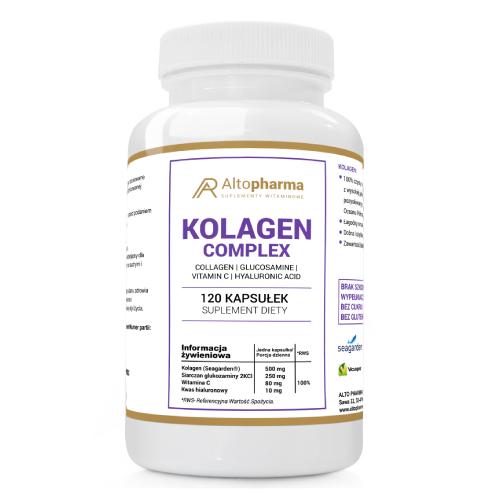 Miniaturka artykułu - ALTOPHARMA Kolagen Complex, 120 kaps.
