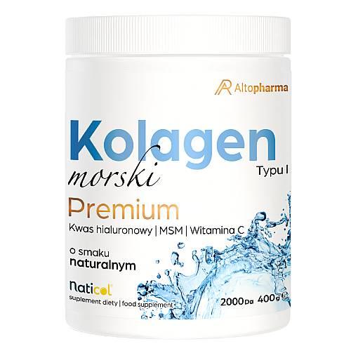 Miniaturka artykułu - ALTOPHARMA Kolagen morski Premium, 400 g
