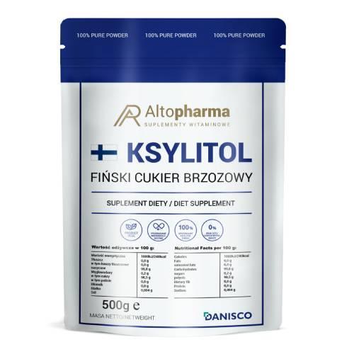 Altopharma Ksylitol, 500 g USZKODZONE FOLIOWE OPAKOWANIE