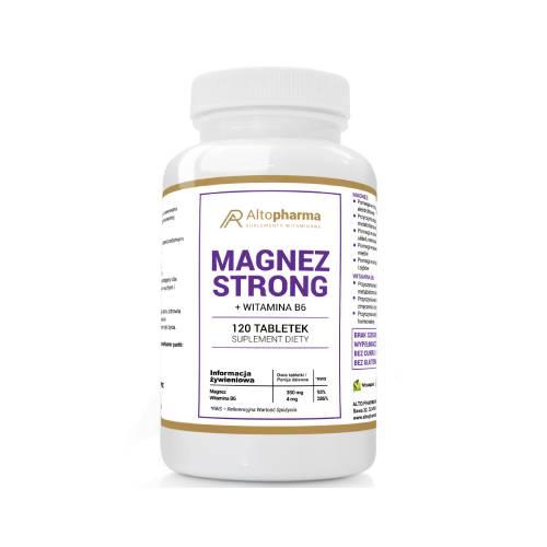 Miniaturka artykułu - ALTOPHARMA Magnez Strong Witamina B6, 120 tabletek