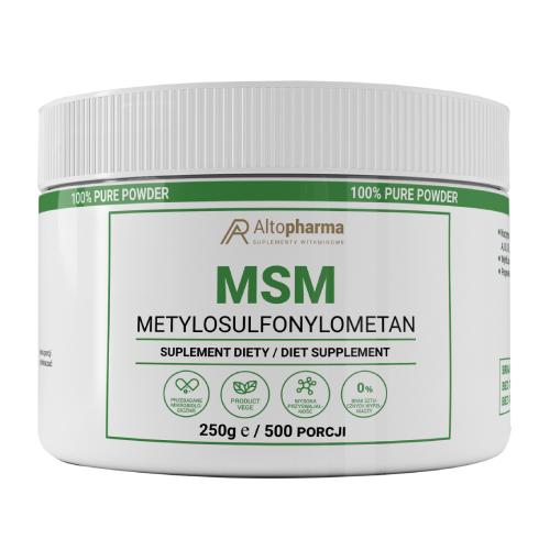 Miniaturka artykułu - ALTOPHARMA MSM Siarka organiczna w proszku, 250g
