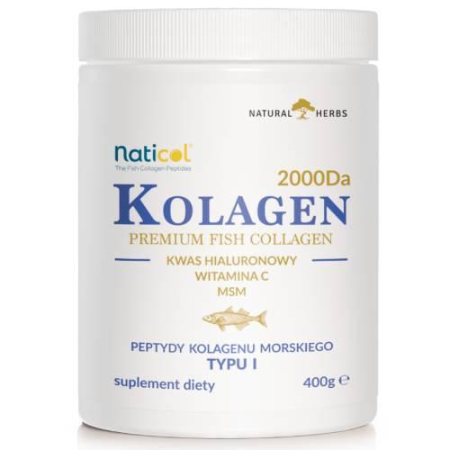 Miniaturka artykułu - ALTOPHARMA Natural Herbs Kolagen Premium Fish, 400 g