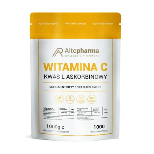 Miniaturka artykułu - ALTOPHARMA Witamina C Kwas L-askorbinowy proszek, 1000g