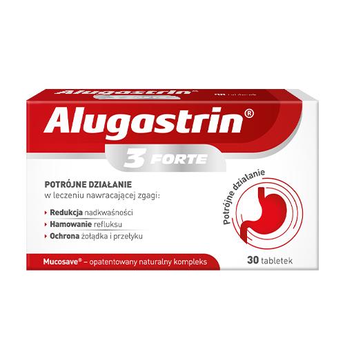 Miniaturka artykułu - Alugastrin 3 forte, 30tabletek