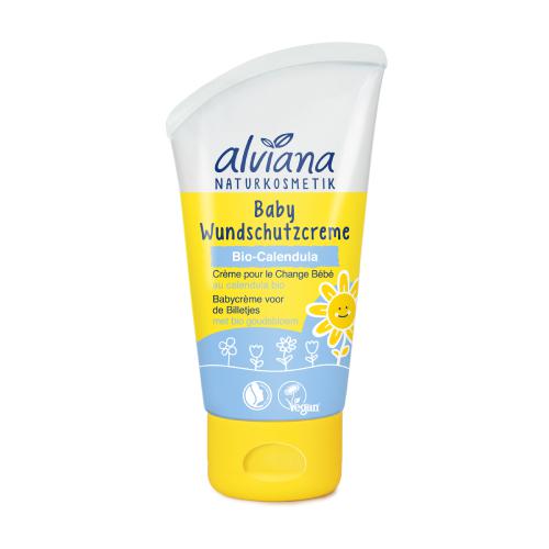 Miniaturka artykułu - Alviana Baby Krem na odparzenia dla dzieci i niemowląt z BIO nagietkiem, 50ml