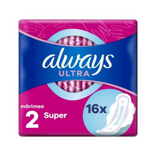 Miniaturka artykułu - ALWAYS Ultra Podpaski, 16 sztuk
