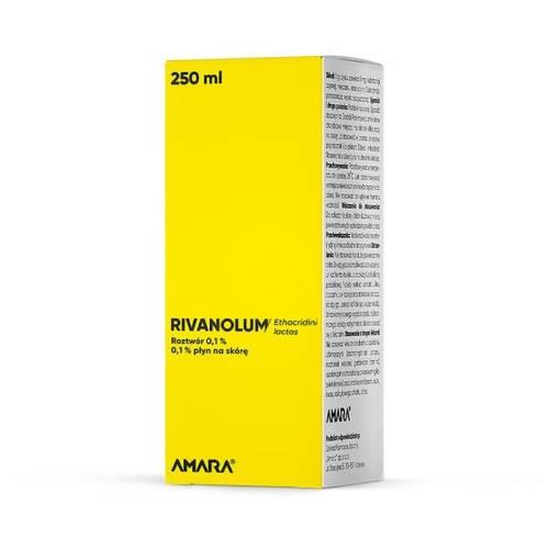 Miniaturka artykułu - AMARA  Rivanolum roztwór 0.1% Płyn na skórę, 250ml