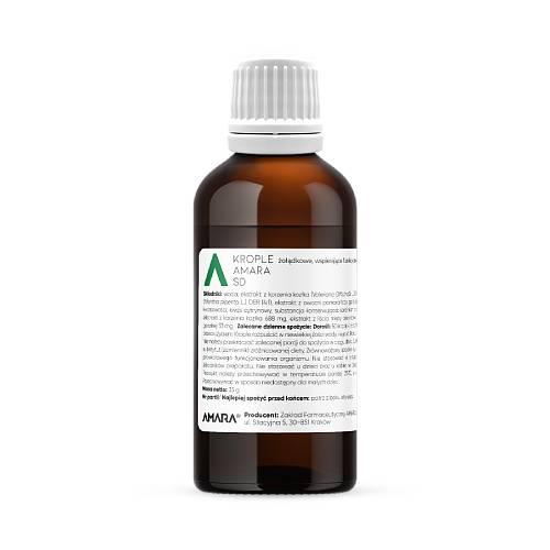 Miniaturka artykułu - Amara SD Krople żołądkowe, 35 g
