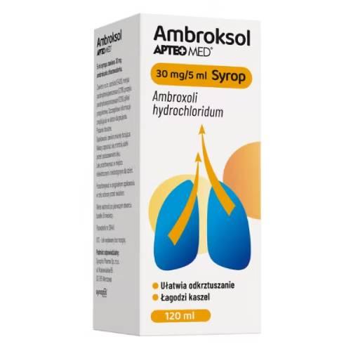 Miniaturka artykułu - AMBROKSOL Syrop 30mg/5ml, 120ml
