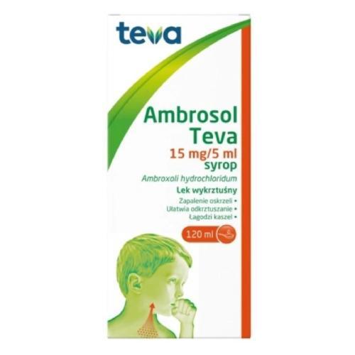 Miniaturka artykułu - Ambrosol syrop 0,015 g/5ml, 120ml KR&Oacute;TKA DATA 31.10.2026