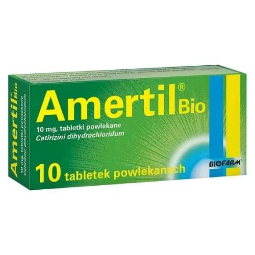 Miniaturka artykułu - AMERTIL BIO 10 mg - 10 tabletek