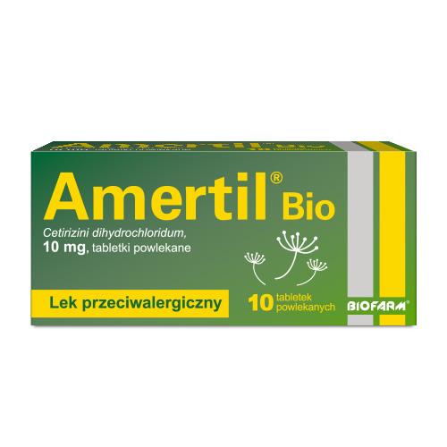 Miniaturka artykułu - AMERTIL BIO 10 mg - 10 tabletek