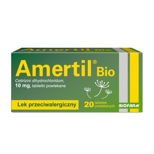 Miniaturka artykułu - Amertil Bio 10mg, 20tabl.powl.