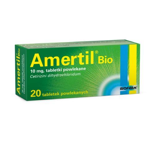 Miniaturka artykułu - Amertil Bio 10mg, 20tabl.powl. USZKODZONE OPAKOWANIE TEKTUROWE