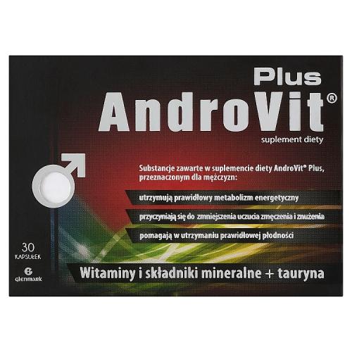 Miniaturka artykułu - ANDROVIT PLUS, 30 kapsułek  - Witaminy i minerały dla mężczyzn
