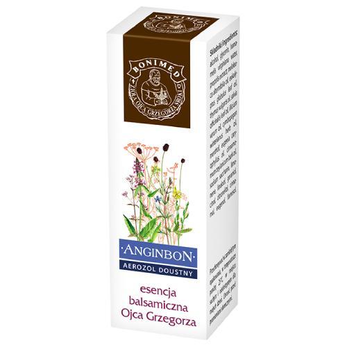 Miniaturka artykułu - Anginbon Esencja balsamiczna aerozol doustny, 9 ml USZKODZONE TEKTUROWE OPAKOWANIE 