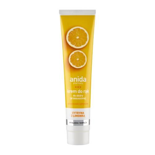 Miniaturka artykułu - Anida Krem do rąk glicerynowo-cytrynowy z limonką, 125 ml