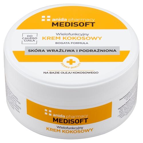 Miniaturka artykułu - Anida Medisoft Wielofunkcyjny krem kokosowy, 125 ml