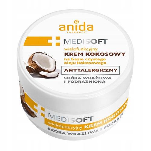 Miniaturka artykułu - Anida Medisoft Wielofunkcyjny krem kokosowy, 125 ml