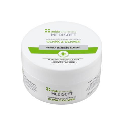 Miniaturka artykułu - Anida Pharmacy Medisoft Nawilżający krem do twarzy oliwa z oliwek, 100 ml