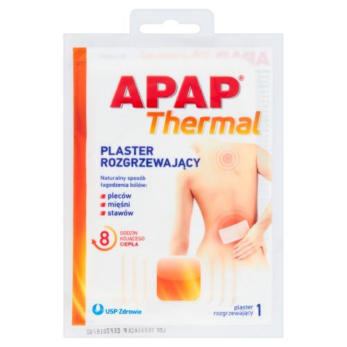 Miniaturka artykułu - APAP THERMAL Plaster rozgrzewający - 1 plaster 