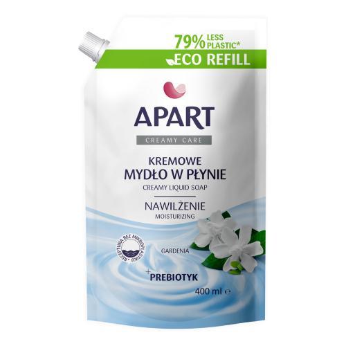 Miniaturka artykułu - APART Kremowe mydło w płynie gardenia, 400ml USZKODZONA ETYKIETA
