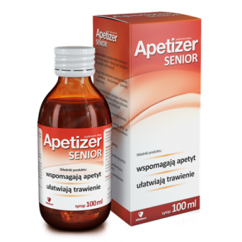 Miniaturka artykułu - Apetizer Senior Syrop - 100 ml USZKODZONE OPAKOWANIE