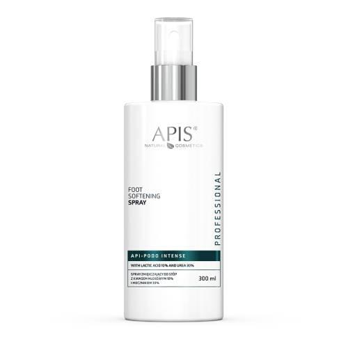 Miniaturka artykułu - Apis Api Podo Intense Spray zmiękczający do st&oacute;p z kwasem mlekowym 10% i mocznikiem 30%, 300ml