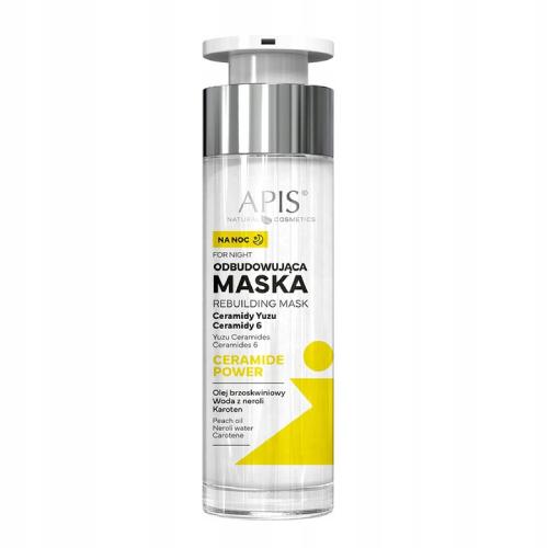Miniaturka artykułu - APIS Ceramide Power Odbudowująca maska do twarzy, 50ml