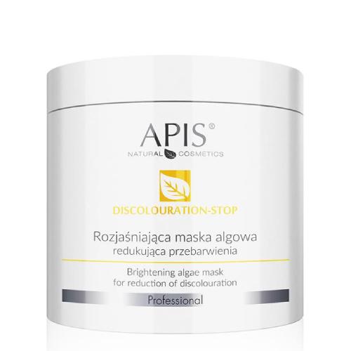 Miniaturka artykułu - APIS Discolouration-Stop Rozjaśniająca maska algowa redukująca przebarwienia, 200g