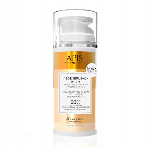 Miniaturka artykułu - APIS Krem regenerujący z mleczkiem pszczelim, 100ml