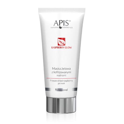 Miniaturka artykułu - APIS RASPBERRY GLOW Maska żelowa z liofilizowanymi malinami, 200ml