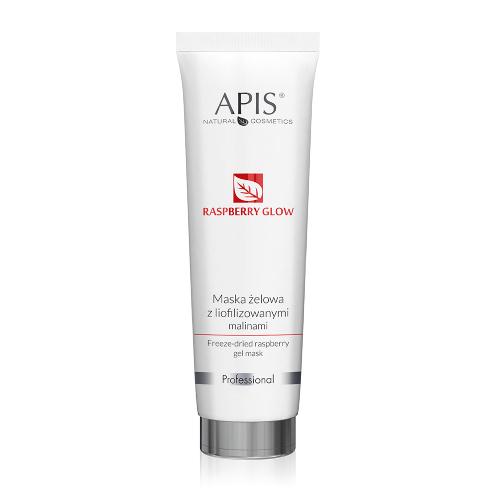 Miniaturka artykułu - APIS RASPBERRY GLOW Maska żelowa z liofilizowanymi malinami, 100ml