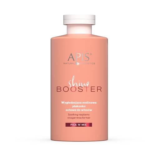 Miniaturka artykułu - Apis Pick'N'Mix Wygładzająca malinowa płukanka octowa do włos&oacute;w, 300 ml