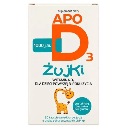 Miniaturka artykułu - ApoD3 Żujki, 30 kaps.