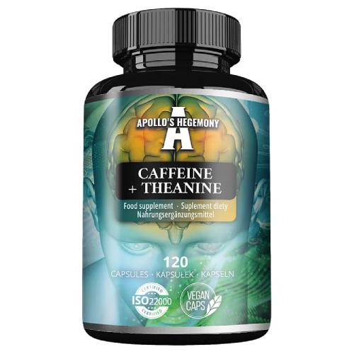 Miniaturka artykułu - Apollo's Hegemony Caffeine + Theanine, 120 kaps.