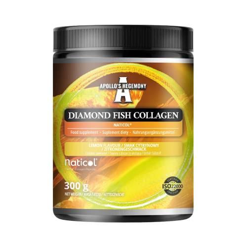 Miniaturka artykułu - Apollo's Hegemony Diamond Fish Collagen smak cytrynowy, 300 g