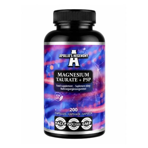 Miniaturka artykułu - Apollo's Hegemony Magnesium Taurate + P5P, 200 kaps.