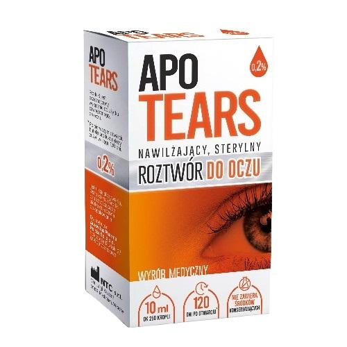 Miniaturka artykułu - ApoTears nawilżające krople do oczu 0,2% 10 ml